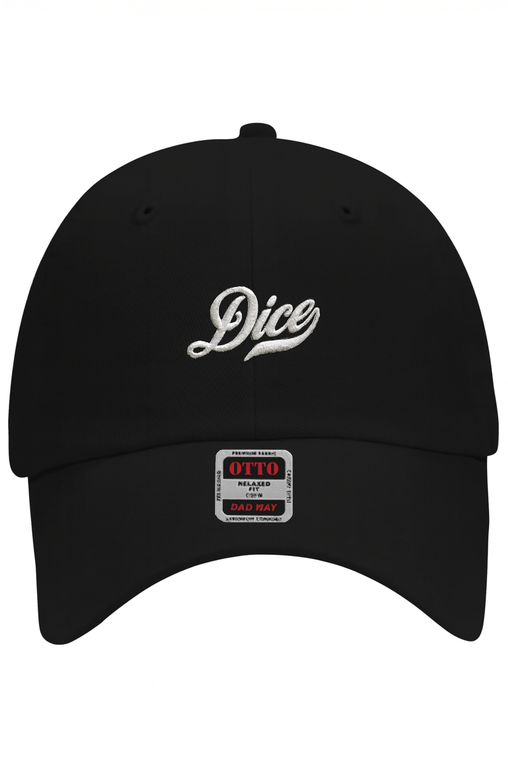 Dice Low Profile Dad Hat (Black) – Dice Provisions