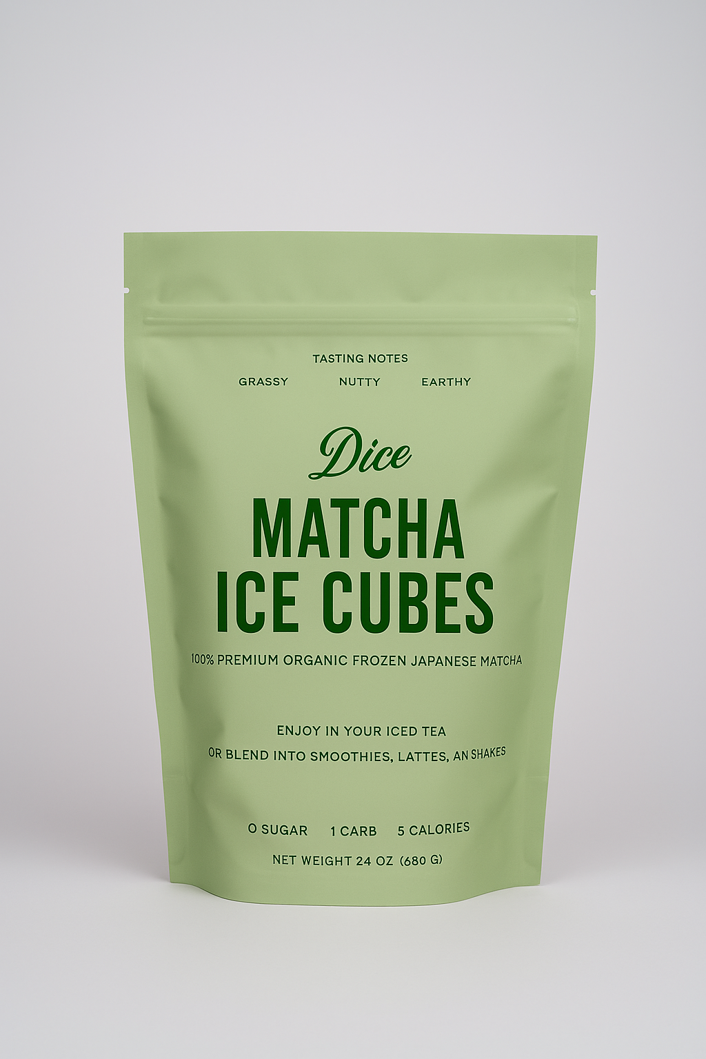 Matcha Ice Cubes