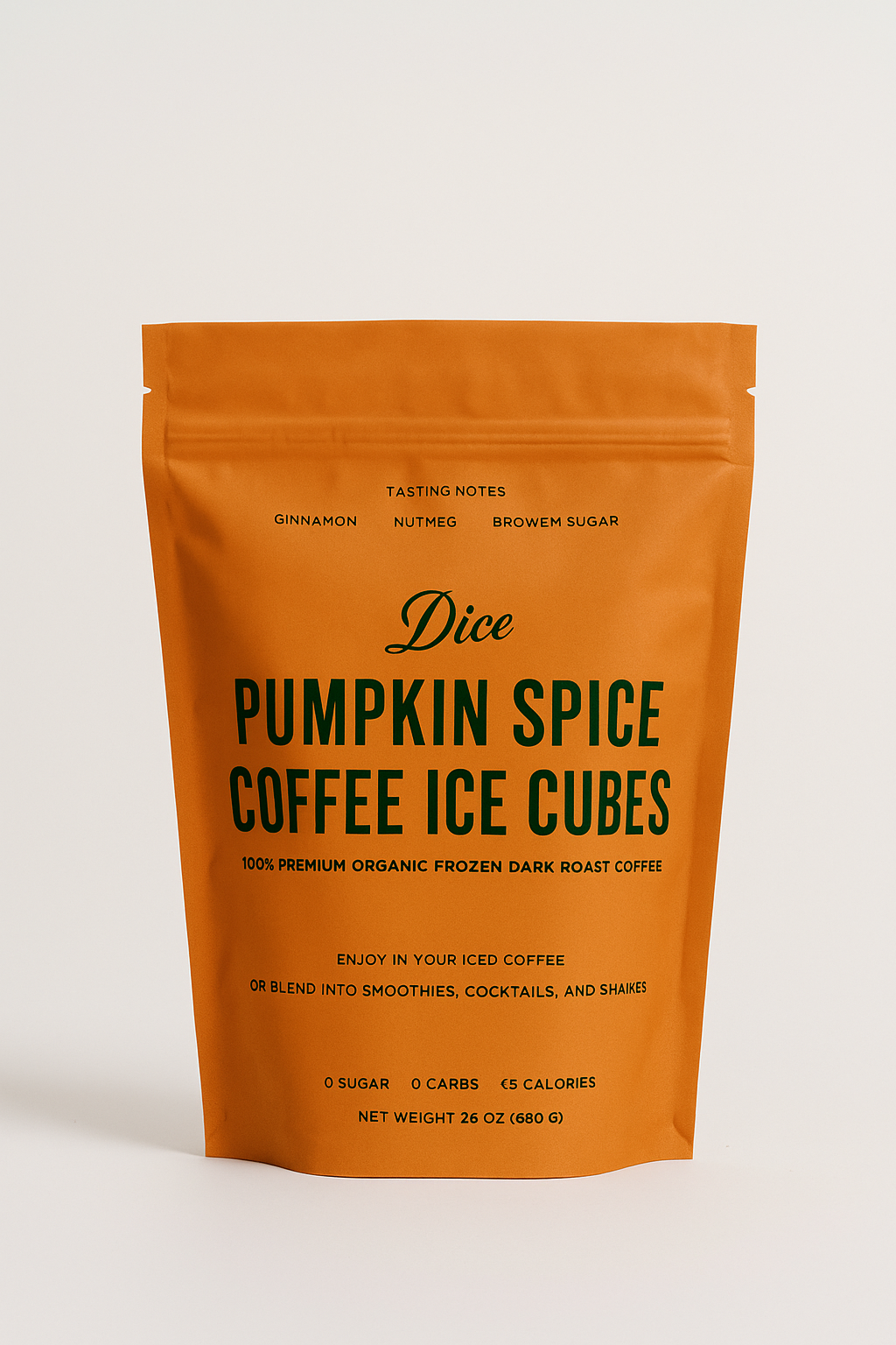 Pumpkin Spice Coffee Ice Cubes