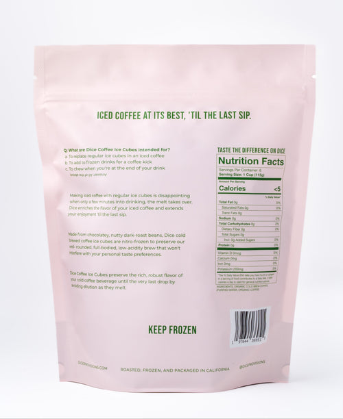 Dice Coffee Ice Cubes