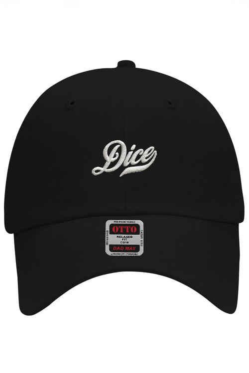 Dice Low Profile Dad Hat (Black)